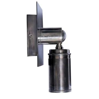 Opbouwspot Puck Antiek Zilver Opbouwspot Puck Antiek Zilver