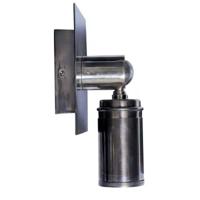 Opbouwspot Puck Antiek Zilver - thumbnail