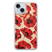 iPhone 13 hybride hoesje - Poppy garden - thumbnail