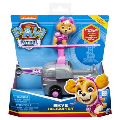 Paw Patrol skye met voertuig