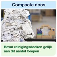 Tork Poetsdoek | ca. L110xB338 | wit | 1 laags, zonder reliëf | 1 stuk - 520372 520372 - thumbnail