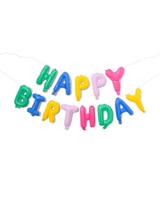 HEMA Folieballon slinger happy birthday 20cm kleur (multicolor) - thumbnail