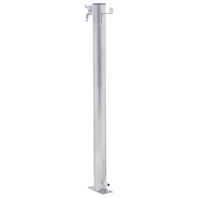Waterzuil 100 cm roestvrij staal rond