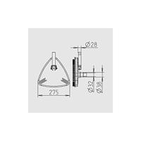 Kokido verzwaarde bodemzuiger driehoekig - thumbnail
