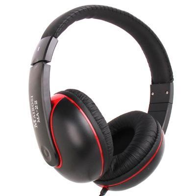 MA-22 zwart + rood 3.5mm Stereo in-ear hoofdtelefoon met controle praten / microfoon voor iPhone / iPad / iPod touch en andere mobiele telefoon