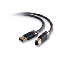 Belkin F3U159Cp0.9M-P Usb Kabel, Zwart - thumbnail