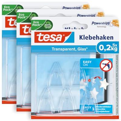 tesa POWERSTRIPS® Kleefhaak Small Transparant Inhoud: 15 stuk(s)