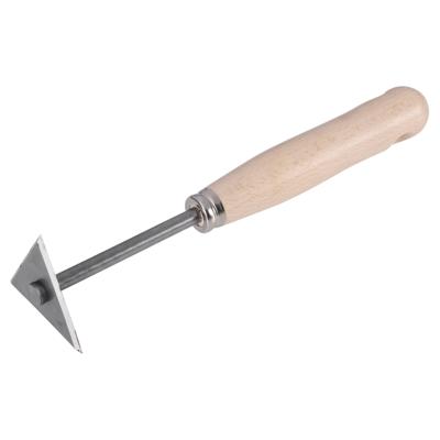 Copenhagen Pro driehoekschraper - dun - 6 cm - FSC houten handvat - 23.541.06