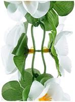 Basil roses garland - bloemenstreng - wit - thumbnail
