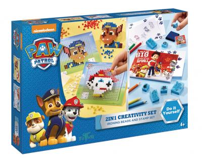Paw Patrol Totum 2in1 Strijkkralen En Stempels