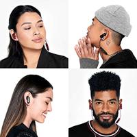 Skullcandy Methode Draadloze ruisonderdrukking, bluetooth-microfoon, 8 uur batterij, Secure FitFin gels, IPX4 zweet/waterbestendig, zwart/grijs - thumbnail