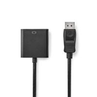 DisplayPort - DVI-Kabel | DisplayPort Male - DVI-D 24+1-Pins Female | 0,2 m | Zwart - thumbnail