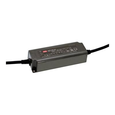 MEAN WELL NPF-60-30 LED-driver, LED-transformator Constante spanning, Constante stroomsterkte 60 W 2 A 18 - 30 V/DC Niet dimbaar, PFC-schakeling,
