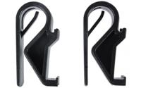 Basil hook-on sports - zwarte haken voor smallere bagagedragers (10-12mm) - thumbnail