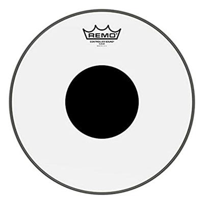 Remo CS-0312-10 Controlled Sound Clear Black Dot 12 inch Remo CS-0312-10 Controlled Sound Clear Black Dot 12 inch