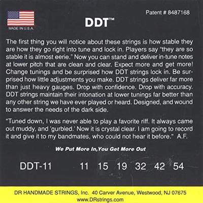 DR Strings DDT-11 Drop Down Tuning Heavy 11-54 elektrische gitaarsnaren