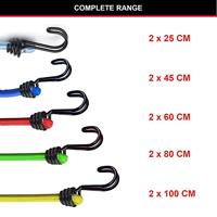 Masterlock Set of 10 Twin Wire bungees (2*25 + 2*45 + 2*60+ 2*80 + 2*100)double - 3043EURDAT - thumbnail