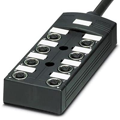 Phoenix Contact SACB-8/16-10,0PUR OD 1457377 Passieve sensor/actorbox M12-verdeler met metalen schroefdraad 1 stuk(s) Piece