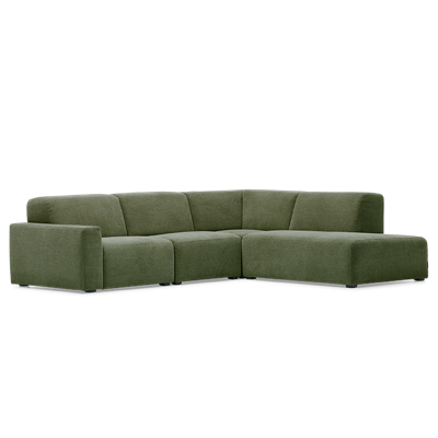 Hoekbank Soho Donkergroen Stof Hoekbank Soho Donkergroen Stof