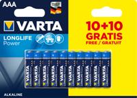 Varta AAA Longlife Power Alkaline 20x - thumbnail