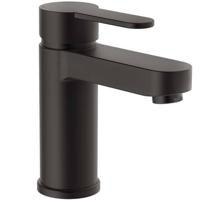 ELEPHANT ééngreepsmengkraan wastafel, zwart mat keramische schijven geluidsarme, verwisselbare 40 mm-cartouche flexibele metalen aansluitslangen 350 mm volgens DVGW/KTW-A 1 ¼" (Ø ca. 4 cm) dr - thumbnail