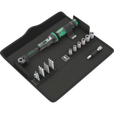 Wera Click-Torque A 6 Set 1 05130110001 Momentsleutel Met omschakelbare ratel 1/4 (6.3 mm) 2.5 - 25 Nm Wera Click-Torque A 6 Set 1 05130110001 Momentsleutel Met omschakelbare ratel 1/4 (6.3 mm) 2.5 - 25 Nm