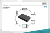 Digitus DN-95354 Netwerk switch 10 / 100 MBit/s IEEE 802.3af (12.95 W), IEEE 802.3af (15.4 W), IEEE 802.3at (25.5 W), IEEE 802.3at (30 W) - thumbnail