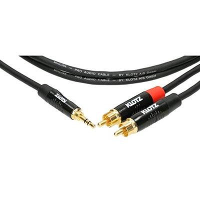 Klotz KY7-600 Mini jack naar RCA Y-kabel 6 meter