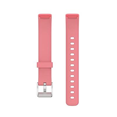 Fitbit Luxe - Sportbandje met gesp - Maat: Small - Roze