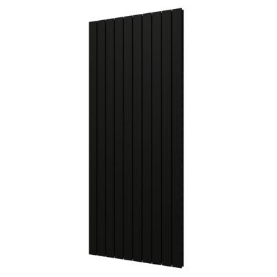 Plieger Designradiator Cavallino Retto Dubbel 1936 Watt Middenaansluiting 180x75,4 cm Mat Zwart