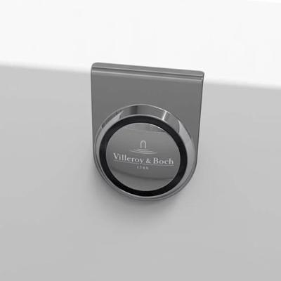 Villeroy & Boch Oberon 2.0 kunststof duobad quaryl rechthoekig 180x80x47cm - incl. poten en afvoer-/overloopcombinatie mat wit ubq180obr2dv-rw - thumbnail