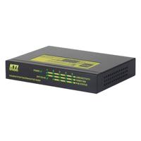 KTI Networks KSD-541-HP Fast Ethernet Switch | Unmanaged | PoE+ | 4x 10/100 Mbps | 1x combo RJ-45/SFP | RJ-45 - thumbnail