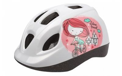 Polisport Helm prinses wit maat 46/53 cm