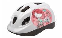 Polisport Helm prinses wit maat 46/53 cm - thumbnail