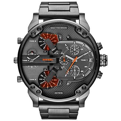 Diesel Heren Mr. Daddy 2.0 4 tijdzones oversized horloge DZ7315