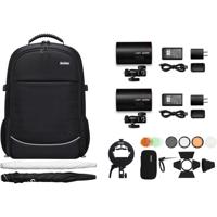 Godox AD100Pro Dual Kit in backpack - thumbnail