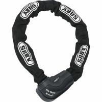 Abus granit city chain x-plus 1060/85 - art3, 10mm dik, zwart - 85cm - fietsslot - thumbnail
