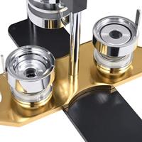 Buttonmachine met cirkelsnijder draaipunch 44 mm - thumbnail