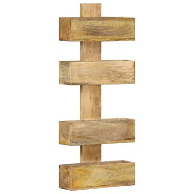 Tijdschriftenwandrek 30x11x72 cm massief mangohout Tijdschriftenwandrek 30x11x72 cm massief mangohout