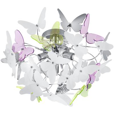 LED Plafondlamp 3-lichts Rond - G9 Fitting - Glans Chroom - Aluminium