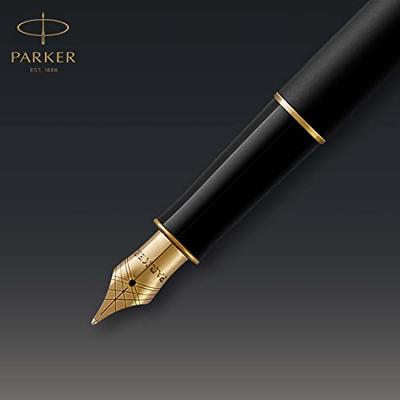 Vulpen Parker Sonnet matte black lacquer GT medium