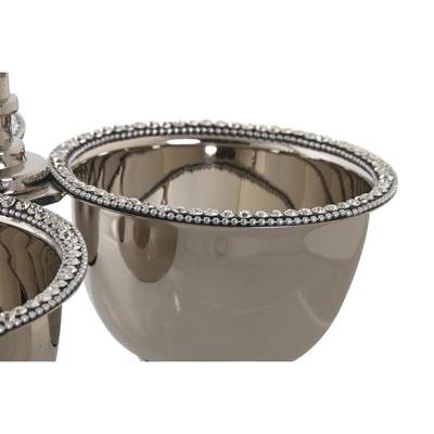 Middenstuk DKD Home Decor Zilverkleurig Acryl Aluminium 24 x 24 x 18 cm Middenstuk DKD Home Decor Zilverkleurig Acryl Aluminium 24 x 24 x 18 cm