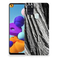 Bumper Hoesje Samsung Galaxy A21s Boomschors Grijs - thumbnail