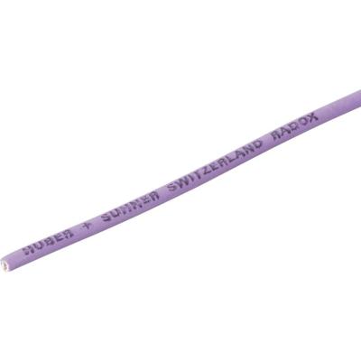 Huber+Suhner 12420744 Draad Radox® 155 1 x 0.25 mm² Violet per meter