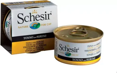 SCHESIR in jelly Tuna with surimi - nat kattenvoer - 85 g