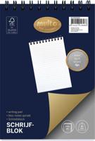 Multo kopspiraalblok, ft A5, gelijnd, 100 vel - thumbnail