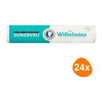 Wilhelmina pepermunt suikervrij vegan rol (24x 37gr) - thumbnail