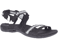 Merrell District Mendi sandalen zwart/wit/grijs - thumbnail
