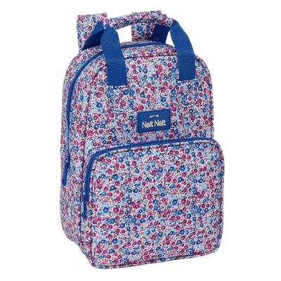 Schoolrugzak Nait Nait Flores coimbra azul Blauw 20 x 28 x 8 cm Schoolrugzak Nait Nait Flores coimbra azul Blauw 20 x 28 x 8 cm