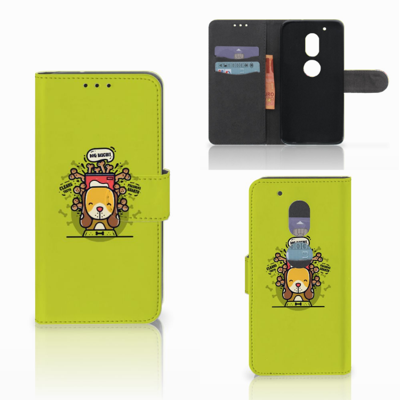 Motorola Moto G4 Play Leuk Hoesje Doggy Biscuit